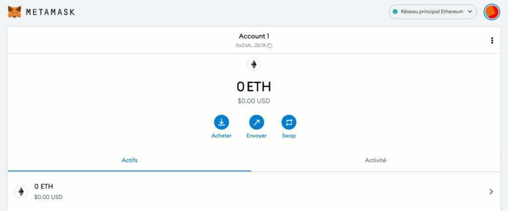 Wallet MetaMask